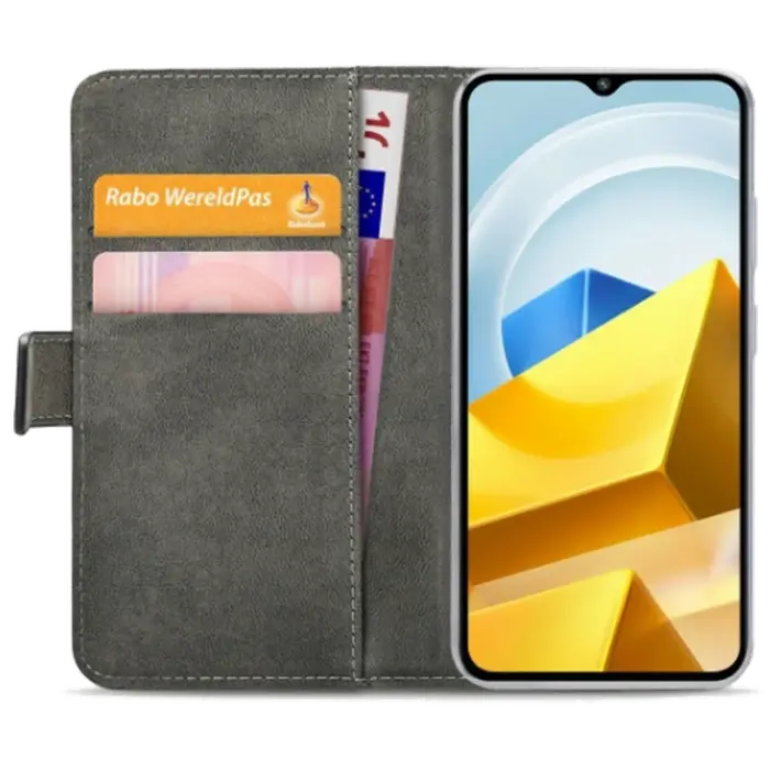 Mobilize Mobilize PU-leder Book Case Zwart voor Xiaomi Poco M5 4G