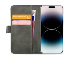Mobilize Mobilize PU-leer Book Case Zwart voor Apple iPhone 14 Pro Max