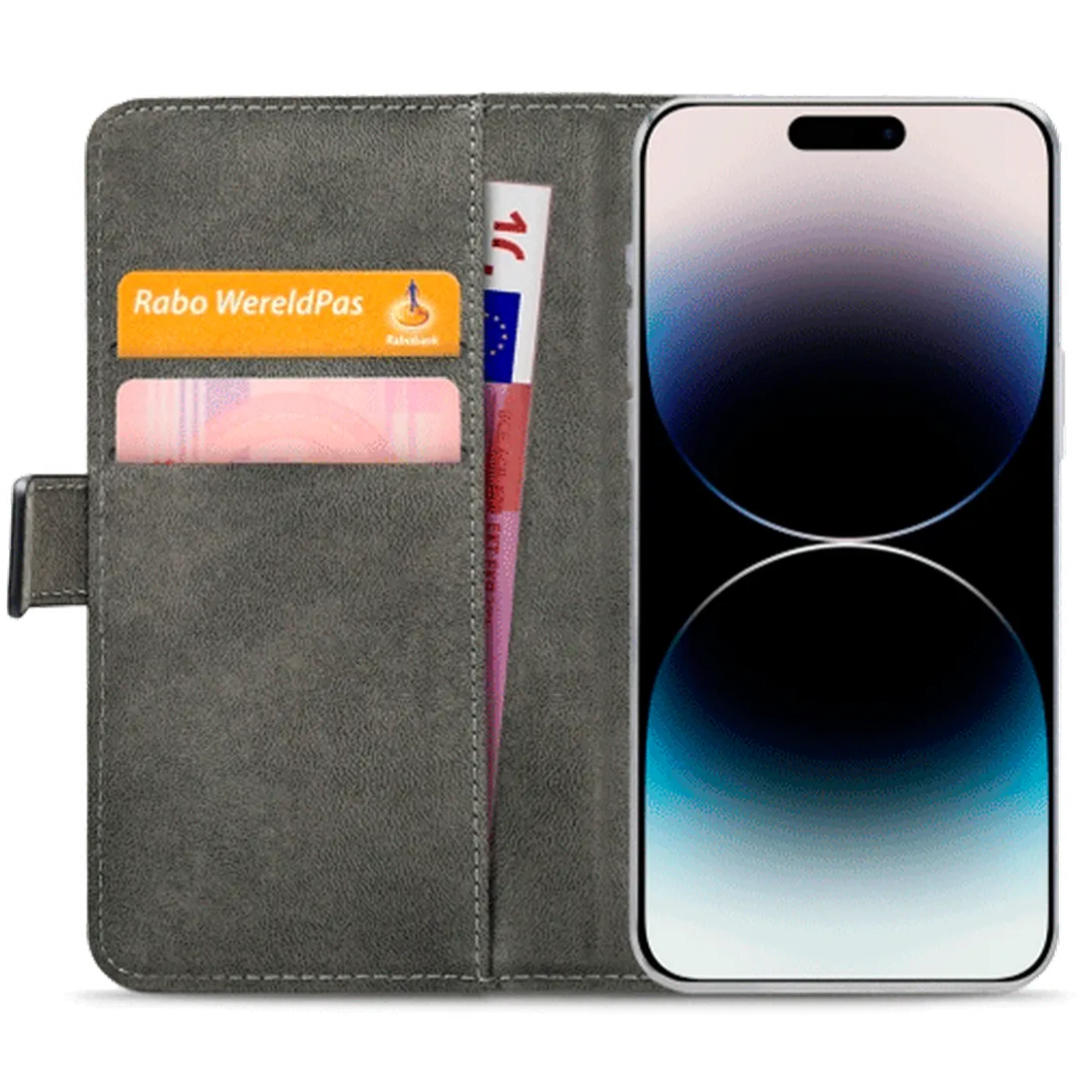 Mobilize Mobilize PU-leer Book Case Zwart voor Apple iPhone 14 Pro Max