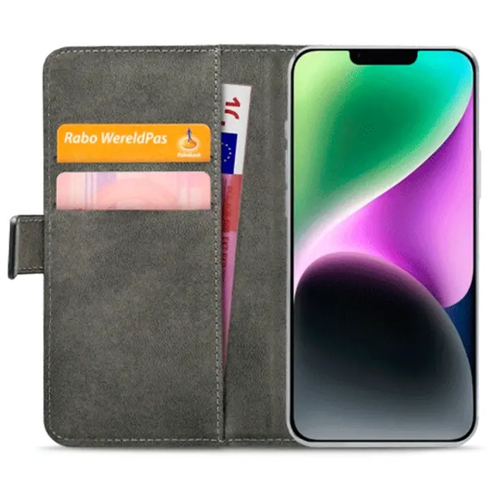 Mobilize Mobilize PU-leer Book Case Zwart voor Apple iPhone 14 Plus