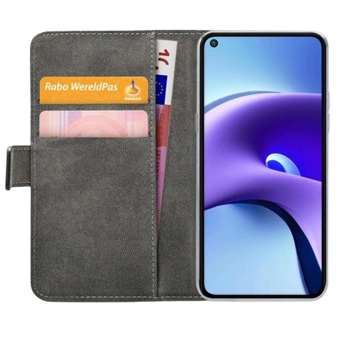 Mobilize Mobilize PU-leer Book Case Zwart voor Xiaomi Redmi Note 9T 5G
