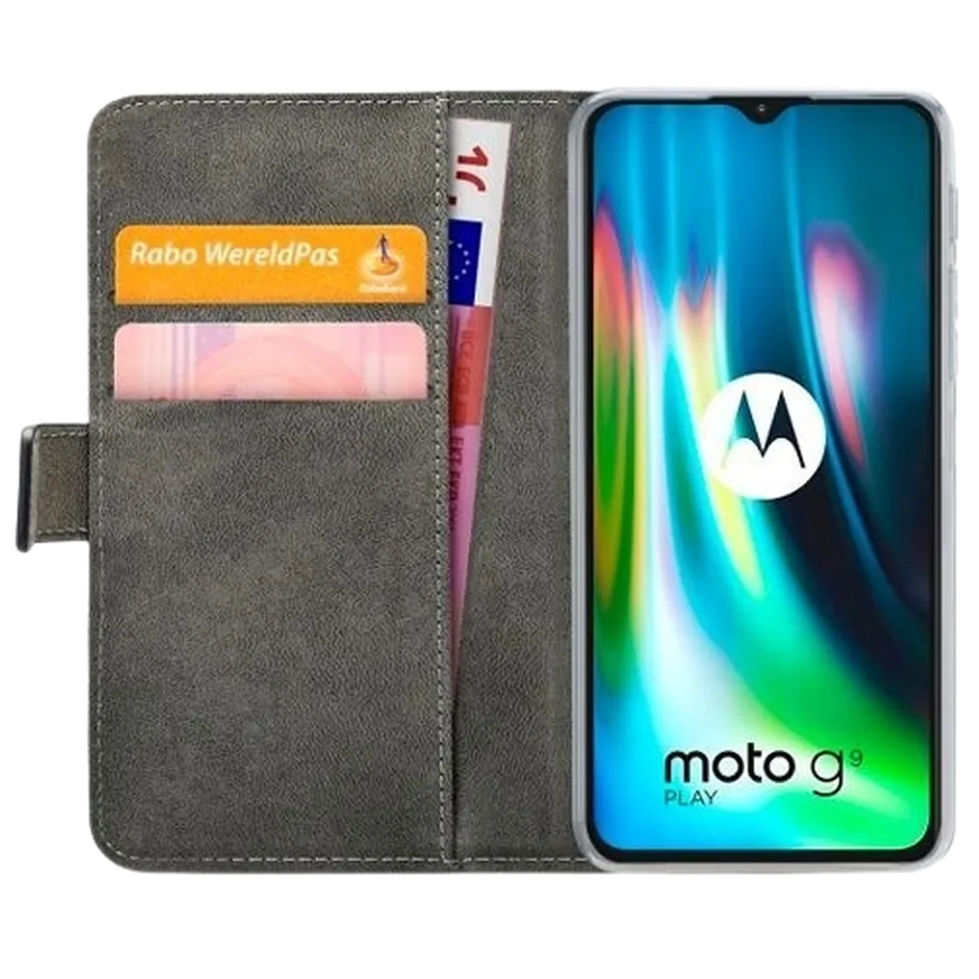 Mobilize Mobilize PU-leder Book Case Zwart voor Motorola Moto G9 Play / Moto E7 Plus