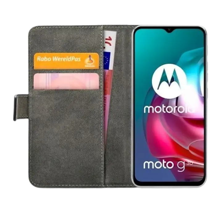 Mobilize Mobilize PU-leer Book Case Zwart voor Motorola Moto G10 / G20 / G30