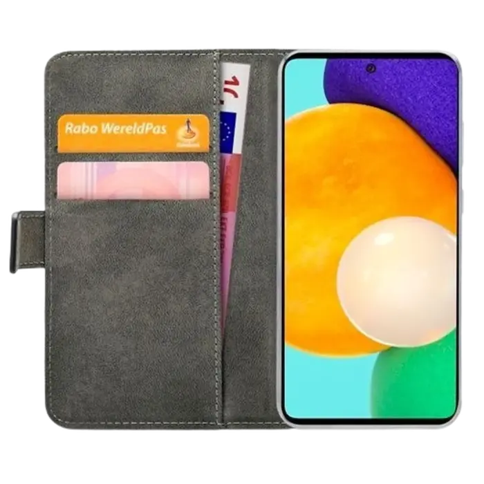 Mobilize Mobilize PU-leer Book Case Zwart voor Samsung Galaxy A52 / A52S