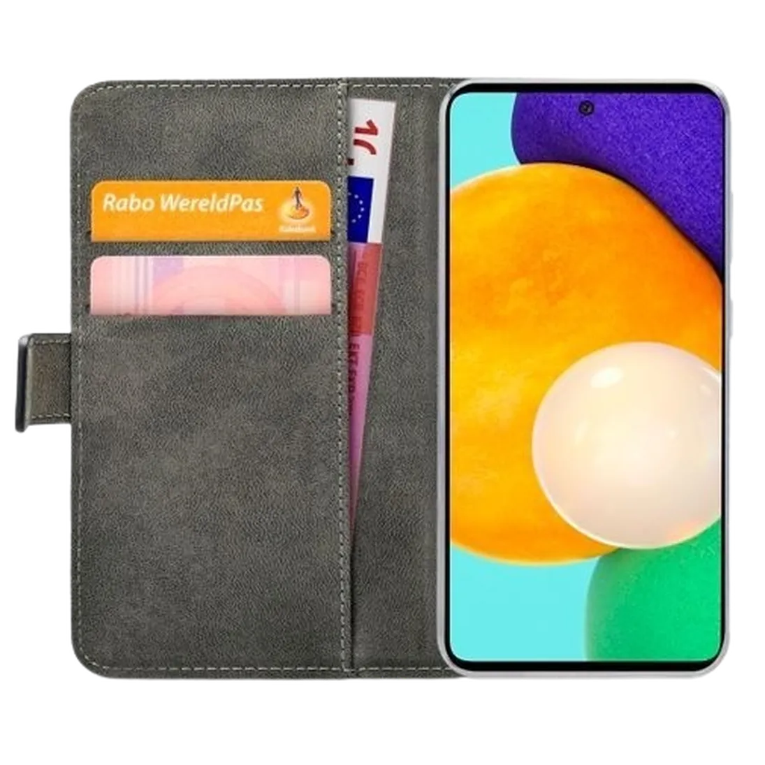 Mobilize Mobilize PU-leer Book Case Zwart voor Samsung Galaxy A52 / A52S