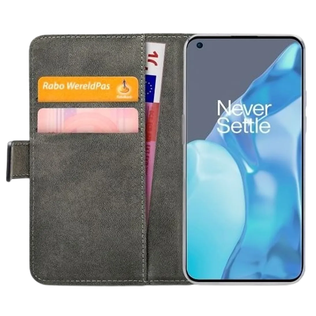 Mobilize Mobilize PU-leer Book Case Zwart voor OnePlus 9 Pro