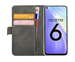 Mobilize Mobilize PU-leer Book Case Zwart voor Realme 6S