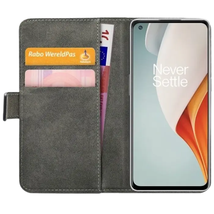 Mobilize Mobilize PU-leer Book Case Zwart voor OnePlus Nord N100