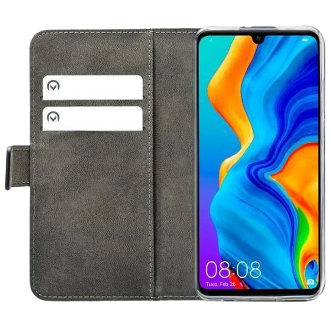 Mobilize Mobilize PU-leer Book Case Zwart voor Huawei P30 Lite (New Edition)