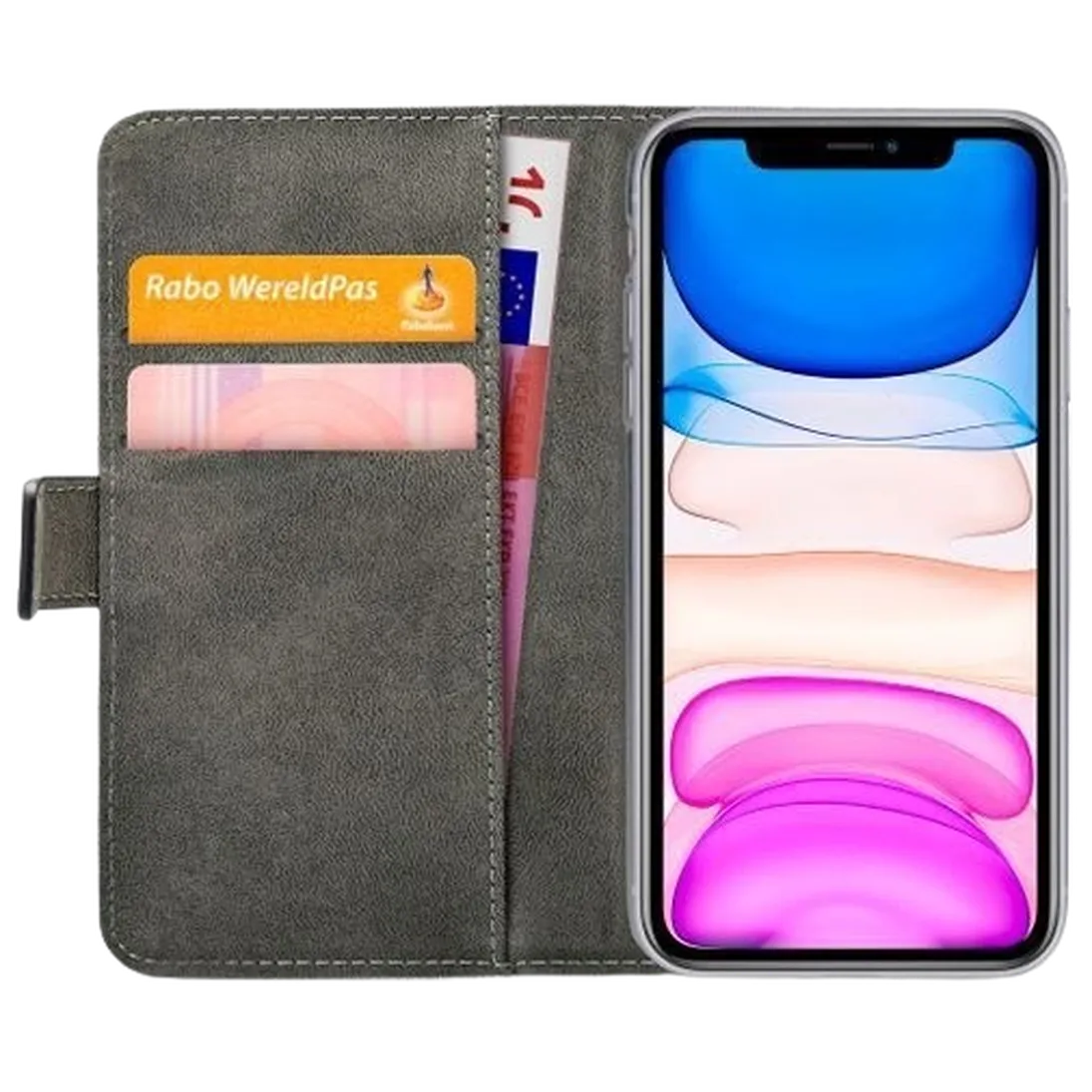 Mobilize Mobilize PU-leer Book Case Zwart voor Apple iPhone 11