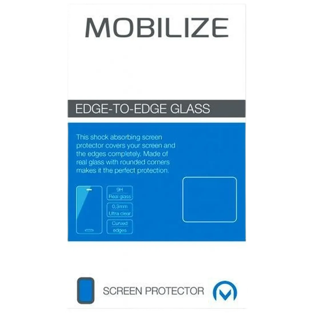 Mobilize Mobilize Edge-To-Edge Tempered Glass Screenprotector OnePlus 8 - Zwart