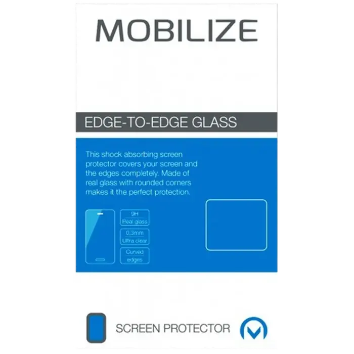 Mobilize Mobilize Edge-To-Edge Glass Screenprotector Apple iPhone X/XS - Zwart