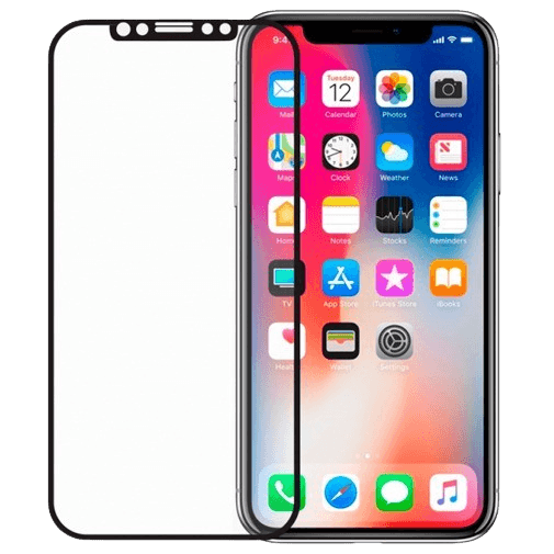 Mobilize Mobilize Edge-To-Edge Glass Screenprotector Apple iPhone X/XS - Zwart