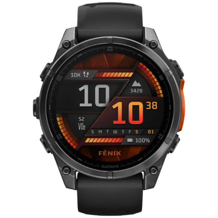 Garmin Garmin Fenix 8 Smartwatch - 47mm AMOLED - Grijs / Zwart