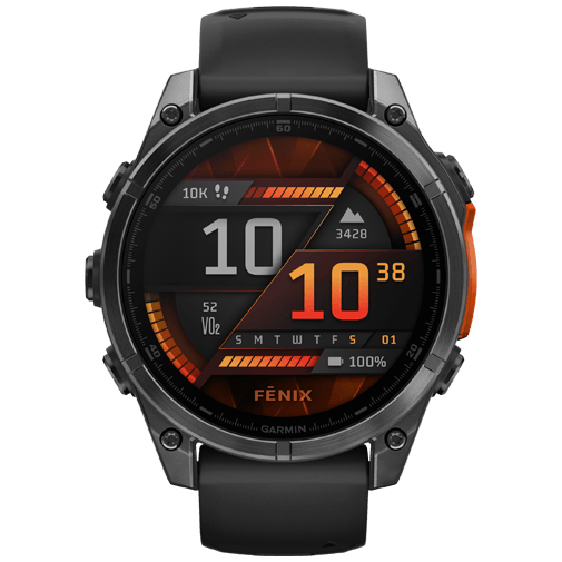 Garmin Garmin Fenix 8 Smartwatch - 47mm AMOLED - Grijs / Zwart