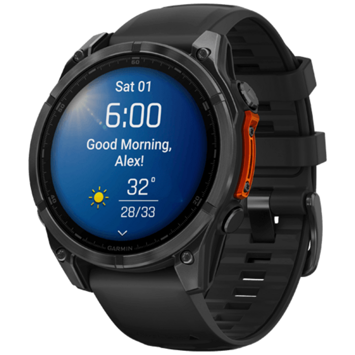 Garmin Garmin Fenix 8 Smartwatch - 47mm AMOLED - Grijs / Zwart