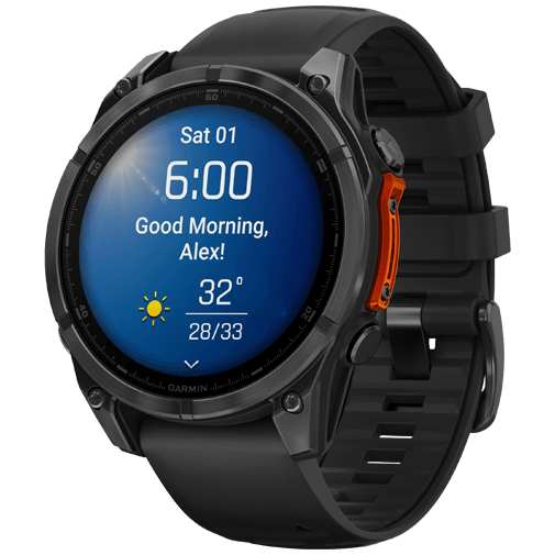 Garmin Garmin Fenix 8 Smartwatch - 47mm AMOLED - Grijs / Zwart
