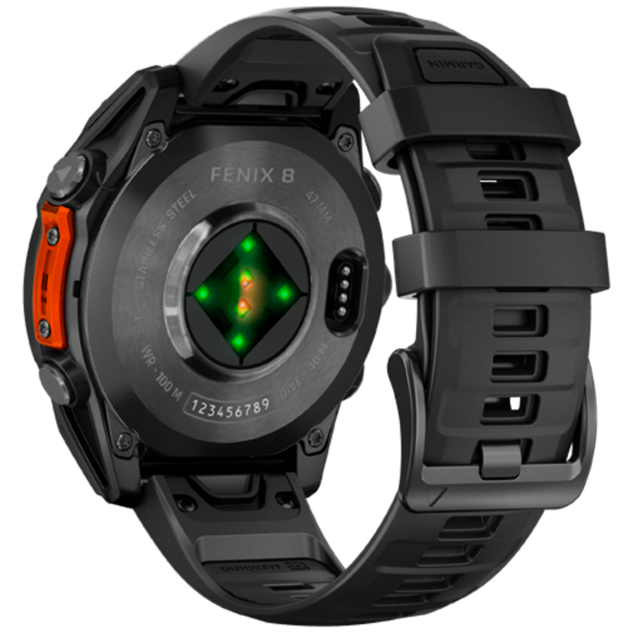 Garmin Garmin Fenix 8 Smartwatch - 47mm AMOLED - Grijs / Zwart