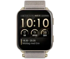Garmin Garmin Venu X1 Smartwatch - Soft Gold met French Grey Nylon Band