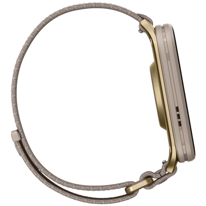 Garmin Garmin Venu X1 Smartwatch - Soft Gold met French Grey Nylon Band