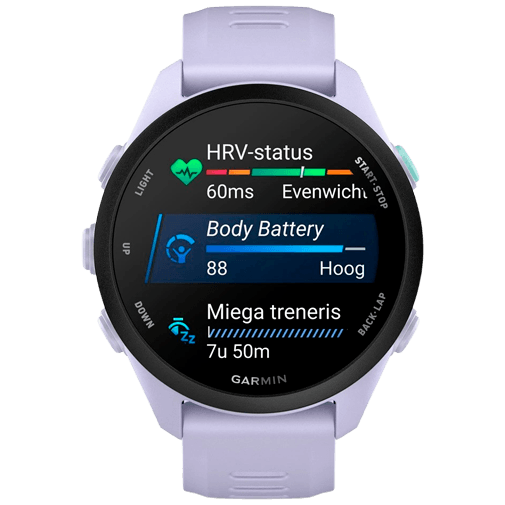 Garmin Garmin Forerunner 70 Sporthorloge met AMOLED Scherm - Cool Lavender