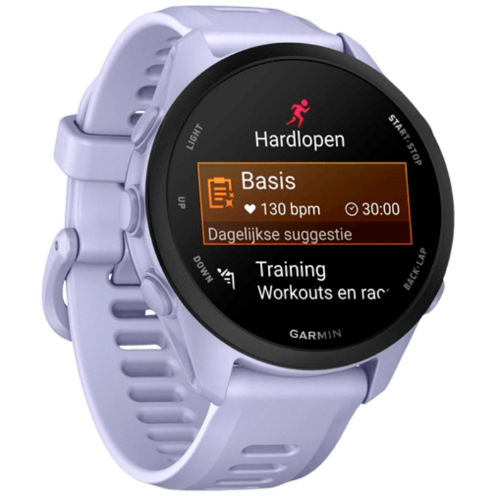 Garmin Garmin Forerunner 70 Sporthorloge met AMOLED Scherm - Cool Lavender