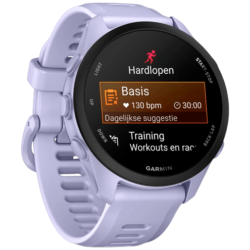 Garmin Garmin Forerunner 70 Sporthorloge met AMOLED Scherm - Cool Lavender