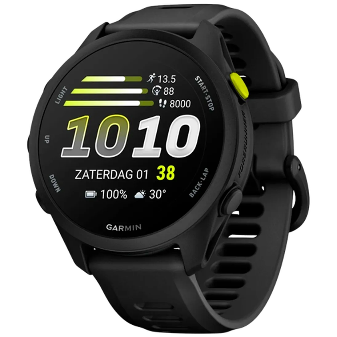 Garmin Garmin Forerunner 70 GPS Smartwatch - 1.2 inch AMOLED - Zwart
