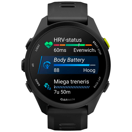 Garmin Garmin Forerunner 70 GPS Smartwatch - 1.2 inch AMOLED - Zwart