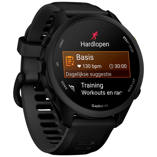 Garmin Garmin Forerunner 70 GPS Smartwatch - 1.2 inch AMOLED - Zwart