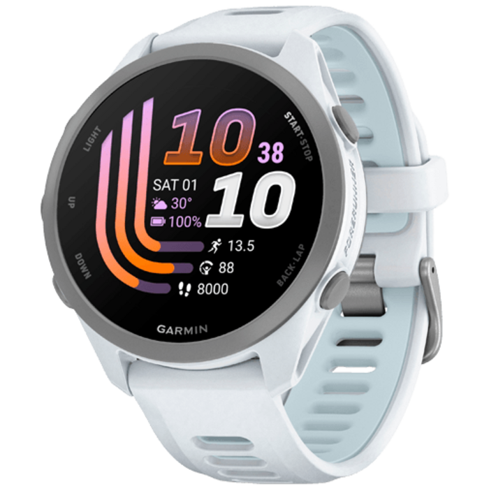 Garmin Garmin Forerunner 170 GPS Smartwatch - Whitestone / Cloud Blue