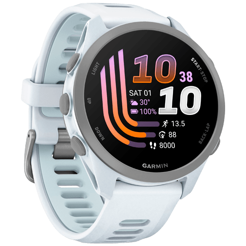 Garmin Garmin Forerunner 170 GPS Smartwatch - Whitestone / Cloud Blue