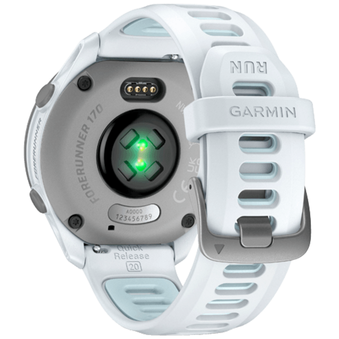 Garmin Garmin Forerunner 170 GPS Smartwatch - Whitestone / Cloud Blue