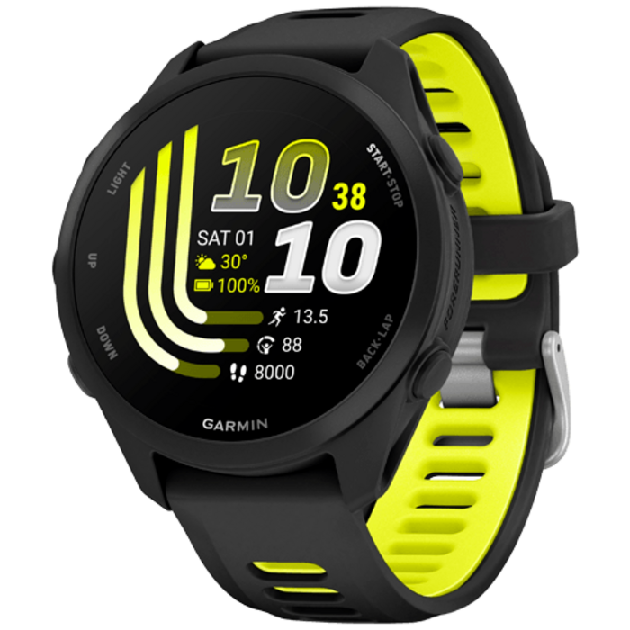 Garmin Garmin Forerunner 170 GPS Hardloophorloge - Zwart / Amp Yellow