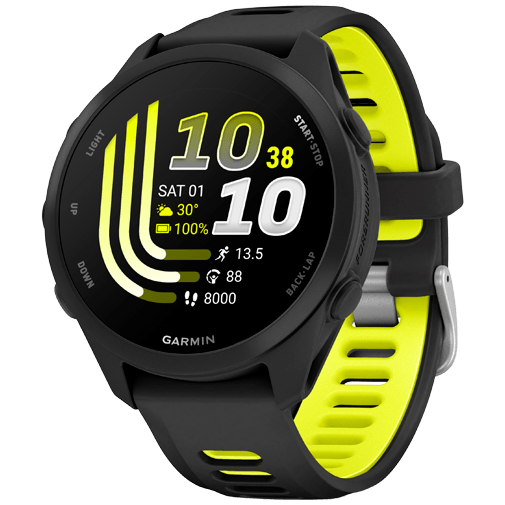 Garmin Garmin Forerunner 170 GPS Hardloophorloge - Zwart / Amp Yellow
