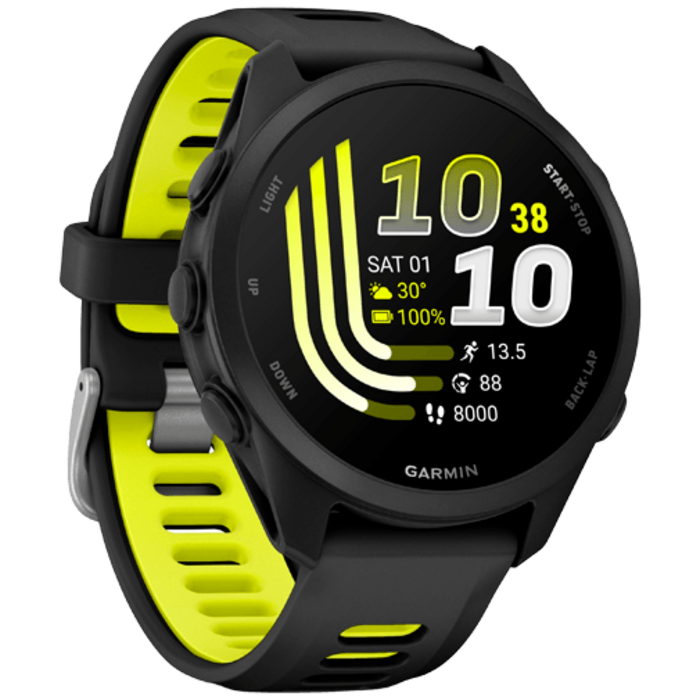 Garmin Garmin Forerunner 170 GPS Hardloophorloge - Zwart / Amp Yellow