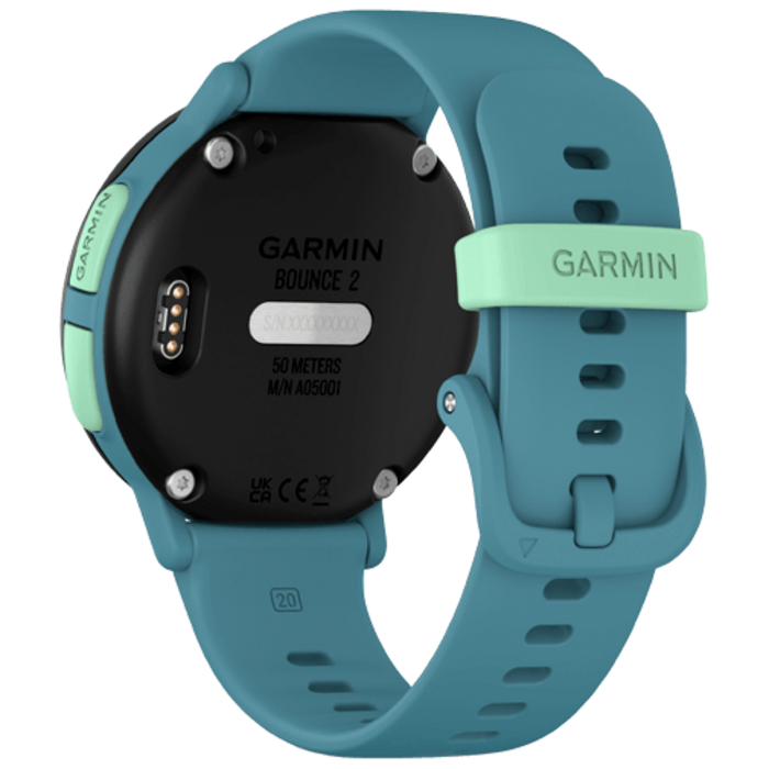Garmin Garmin Bounce 2 GPS Smartwatch voor Kinderen - Turquoise