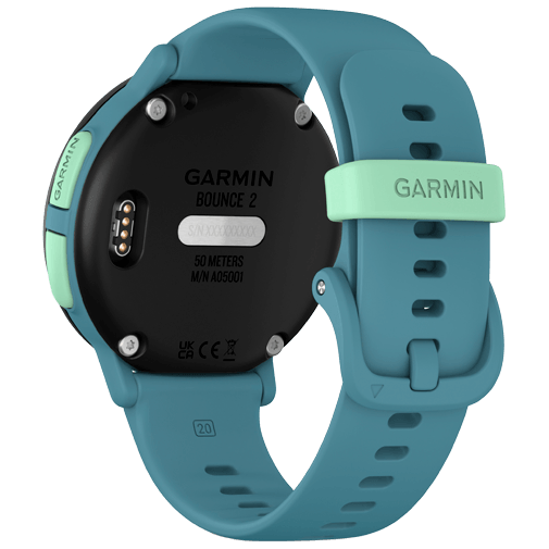 Garmin Garmin Bounce 2 GPS Smartwatch voor Kinderen - Turquoise
