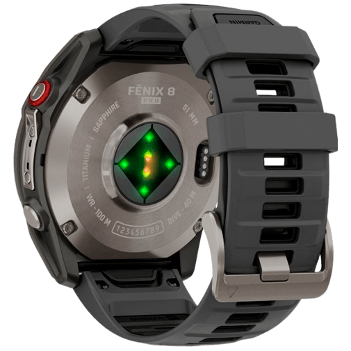 Garmin Garmin Fenix 8 Pro Sapphire AMOLED 51mm - Graphite / Zwart Titanium