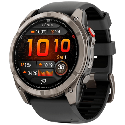 Garmin Garmin Fenix 8 Pro 47mm Sapphire AMOLED Titanium (LTE) Smartwatch - Zwart