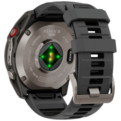 Garmin Garmin Fenix 8 Pro 47mm Sapphire AMOLED Titanium (LTE) Smartwatch - Zwart