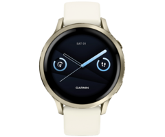 Garmin Garmin Venu 4 Smartwatch 41mm - Lunar Gold met Bone Siliconenband