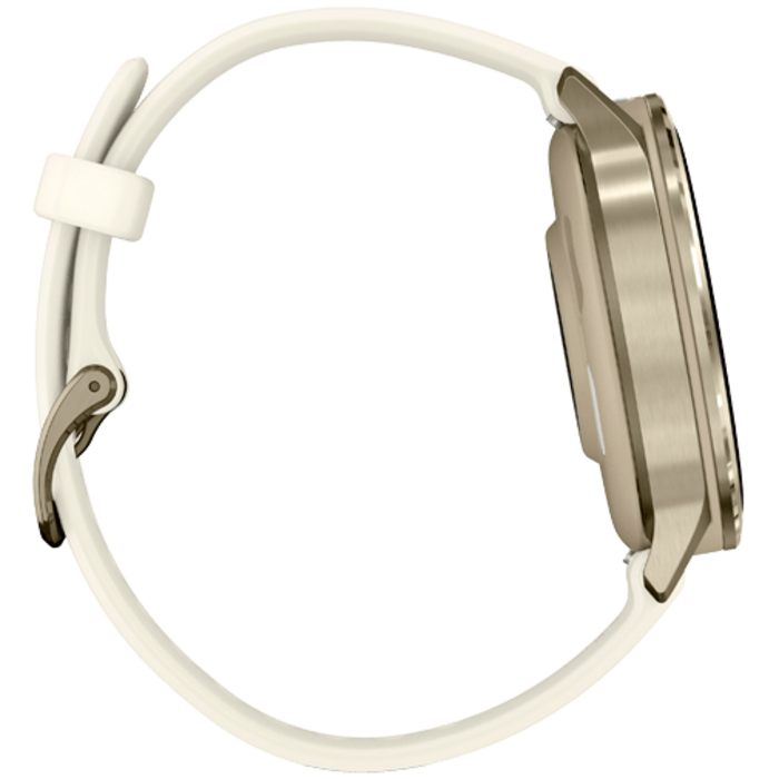 Garmin Garmin Venu 4 Smartwatch 41mm - Lunar Gold met Bone Siliconenband