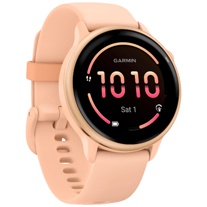 Garmin Garmin vívoactive 6 GPS Smartwatch - Metallic Pink Dawn