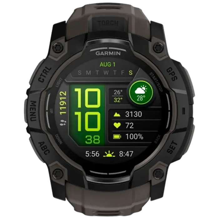 Garmin Garmin Instinct 3 AMOLED Smartwatch - 50mm - Zwart