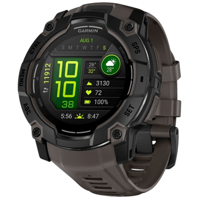 Garmin Garmin Instinct 3 AMOLED Smartwatch - 50mm - Zwart