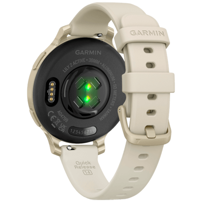 Garmin Garmin Lily 2 Active Smartwatch met GPS - Lunar Gold / Bone