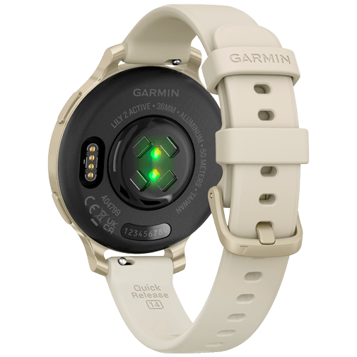 Garmin Garmin Lily 2 Active Smartwatch met GPS - Lunar Gold / Bone