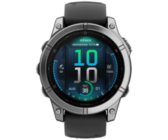 Garmin Garmin Fenix E 47mm Smartwatch - Roestvrij Staal & Zwart