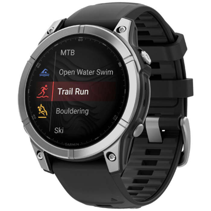 Garmin Garmin Fenix E 47mm Smartwatch - Roestvrij Staal & Zwart